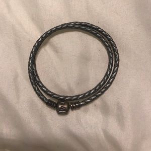 Grey pandora charm bracelet